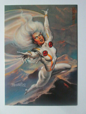 その他 1996 Marvel Storm Spider-Man Impact #5 1996 MARVEL MASTERPIECES - DOUBLE IMPACT CARD ( 5 OF 6 ) STORM