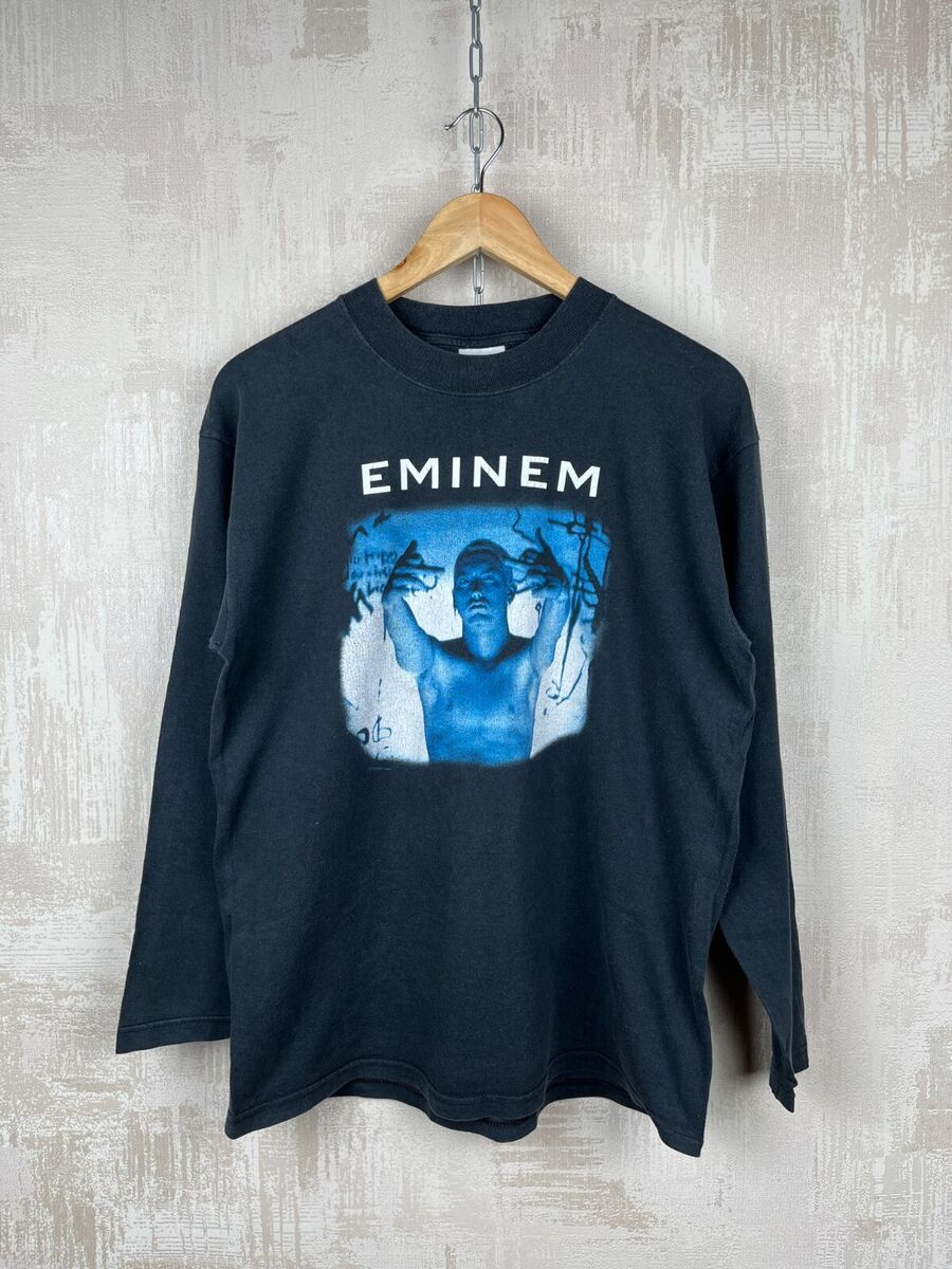 Vintage EMINEM 1999 Middle Finger Rap Hip Hop Slim Shady L/S Vintage EMINEM 1999 Middle Finger Rap Hip Hop Slim Shady L/S