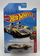 Hot Wheels 2019 Regular Treasure Hunt HW Game Over 3/5 Gold Twin Mill