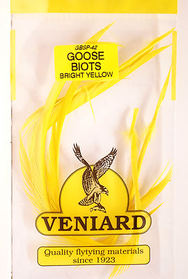 Goose Biot Strips Veniard Prince Nymphe & Co. GELB / BRIGHT YELLOW