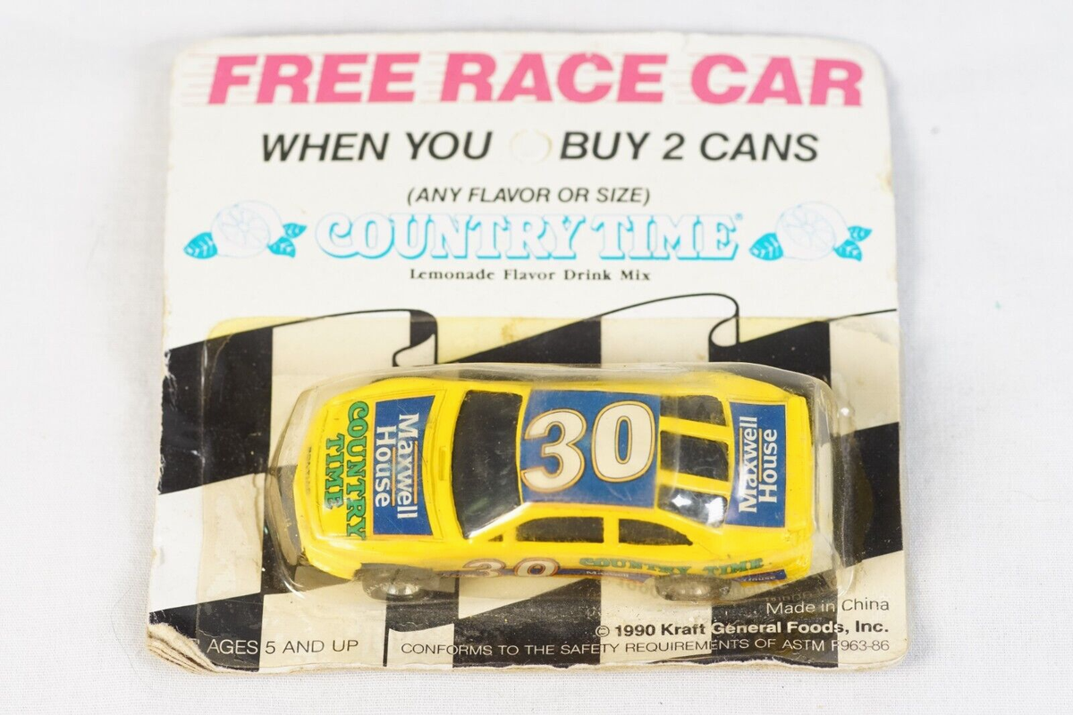 Country Time Lemonade, Maxwell House #30 NASCAR 1990 Die Cast | eBay