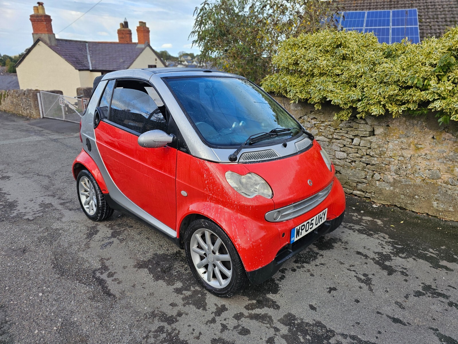 2005 smart car fortwo 450 convertible cabriolet 0.7 Turbo Auto red SH