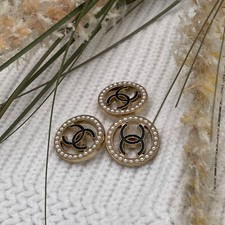 Knöpfe Set 3 St 23mm Ersatzknöpfe Metall Go...