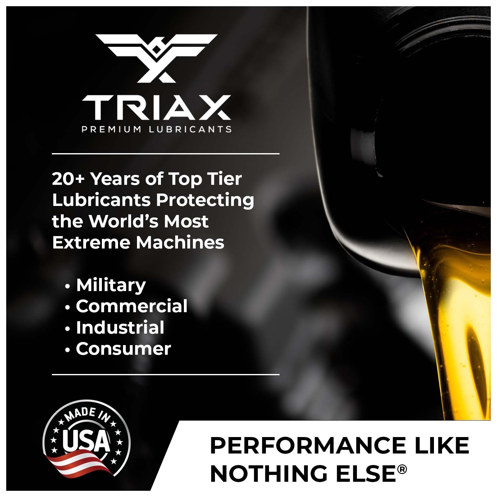 TRIAX XTerra Synthetic 4T 20W-50 V-TWIN - API SN JASO MA2 Oil (1 Gallon)
