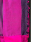 New FabIndia Style  Handloom Linen Saree sari designer Navy Blue Fuschia 7 Yds — photo 6