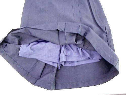 Girls R/K Navy Blue Box Pleat Uniform Skort Junior Sizes 13 & 15 - Picture 3 of 7