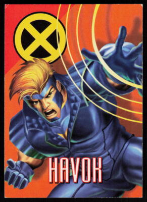 1996 Fleer/SkyBox Marvel Vision Havok #37