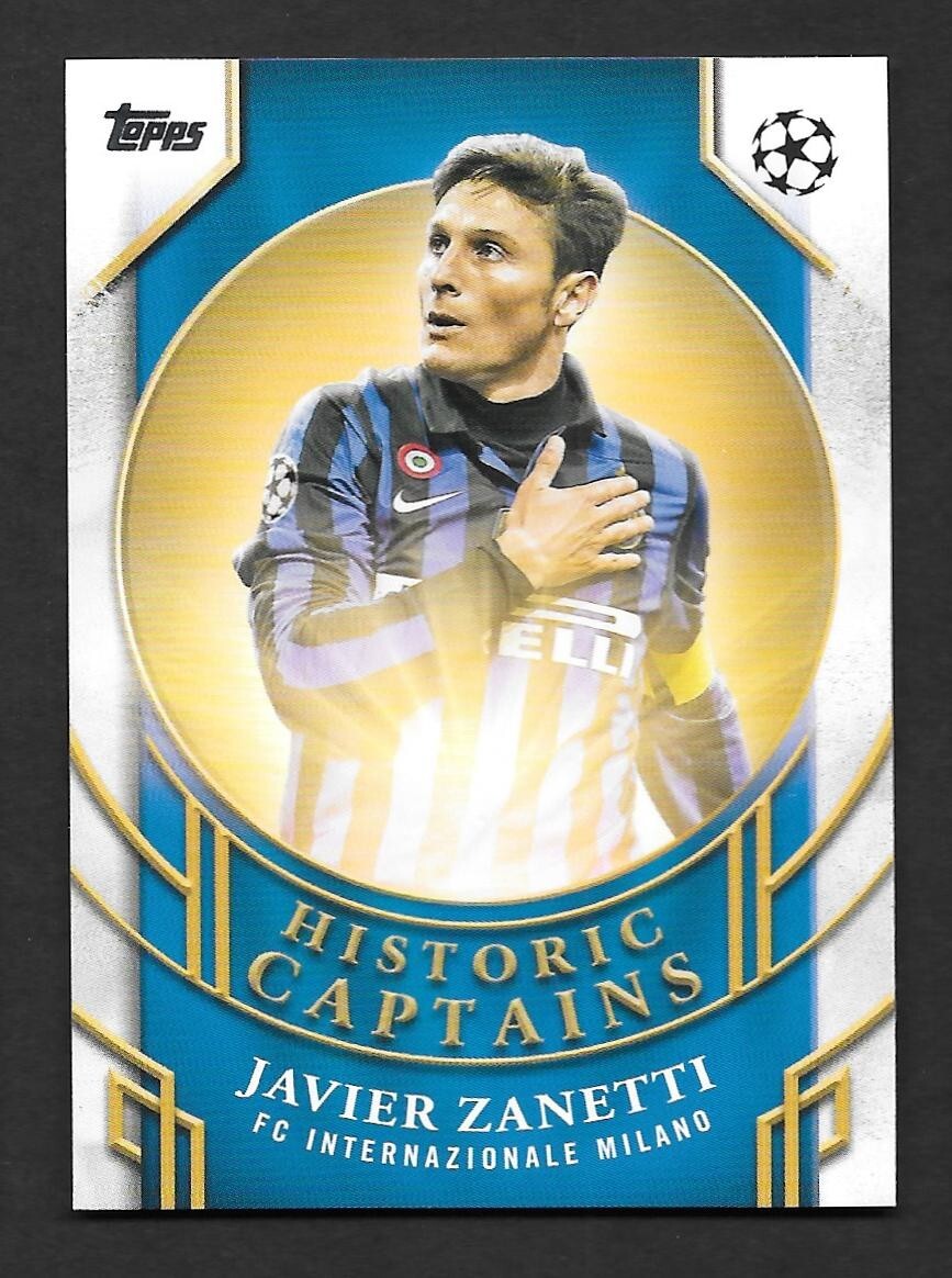 【レア】JAVIER LP 未開封 2024-25 Topps UEFA Club Competitions JAVIER ZANETTI HISTORIC