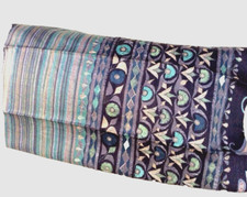 Bassetti KISSENHÜLLE LIVORNO B1 blau SATIN 50/100 SATIN Lilith Seitenschläfer