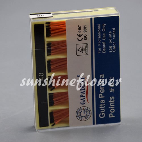 Dental Endo Root Canal Gutta Percha Points #15/20/25/30/35/40/15-40 0.02 Taper - Picture 82 of 96