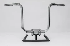 KST 14" Polished 1 1/4" Straight Jacket Ape Hanger Handlebars Harley 96-18