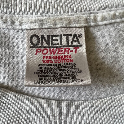 ONEITA / 90s/Norman Rockwell /Tシャツ/L/コットン/WHT/プリント// Vintage 90s Norman Rockwell Triple Self-Portrait Art and Painting