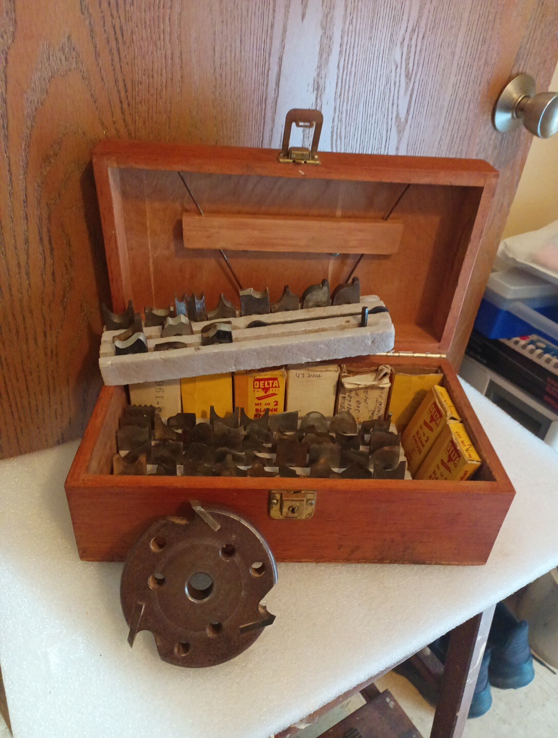 Vintage Delta Rockwell Moulding Cutter Head U.S. PAT. NO. 1,830.813