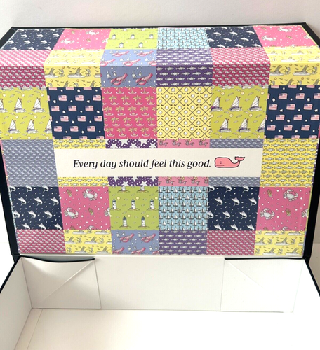 VINEYARD VINES LEERKARTON 15 1/4” x 11,25” x 2,5” Magnetverschluss Geschenkbox - Bild 6 von 7