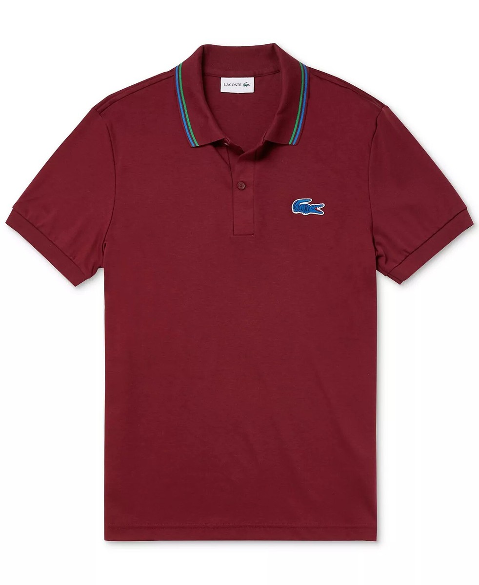 トップス FRENCH LACOSTE cotton knit polo shirt 6 Lacoste Men's Polo Size 6 L SS Knit 100%Cotton French Design