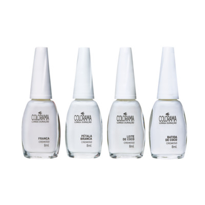 COLORAMA Regular Nail Polish Creamy White 8 ml