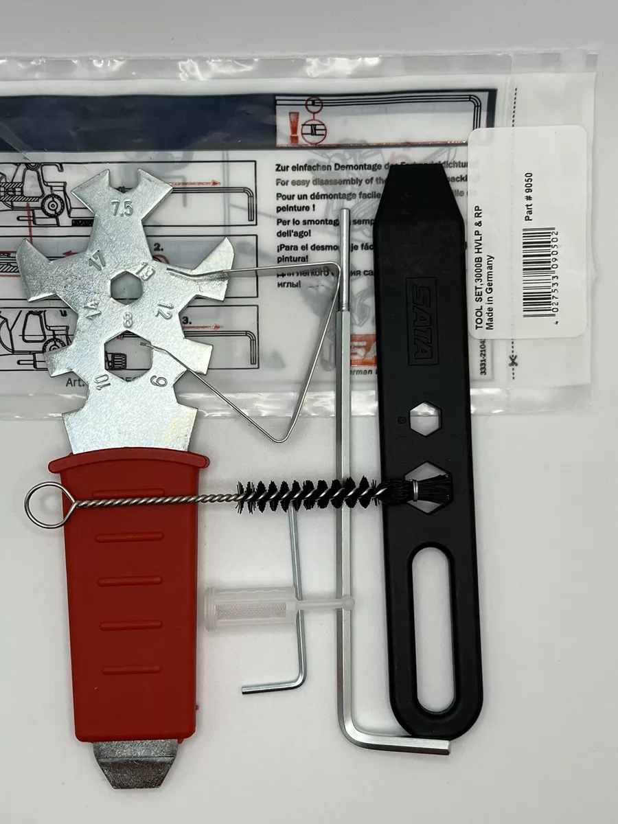 SATA JET 3000 Series EXPANDED TOOL KIT FACTORY PAK WITH BOTH