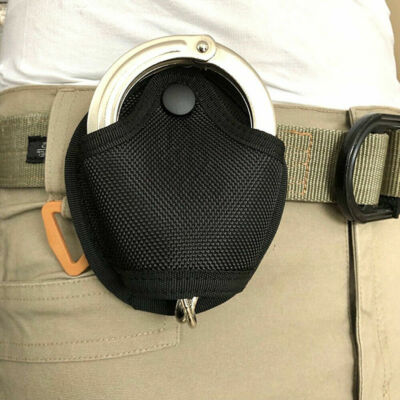 Military Tactical Handcuff Holder Pouch Bag Police Cuff Case