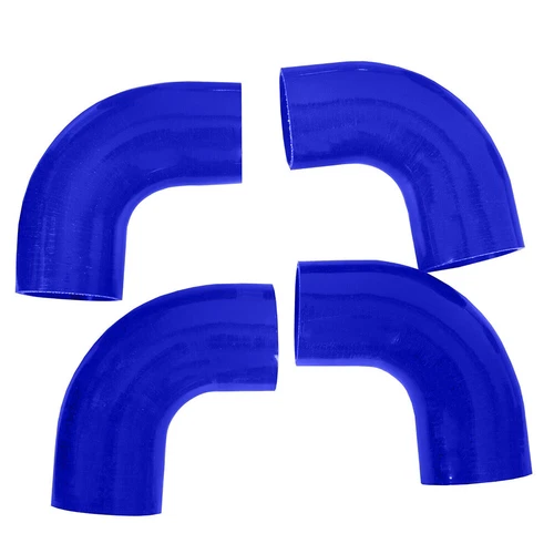 2.25" Universal Aluminum Intercooler Piping Kit w/Coupler and T-Clamps - Picture 9 of 13