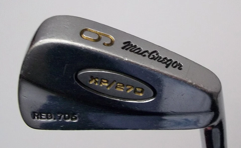6-Iron MacGregor XP/270 Reg. 706 Blade Tour Flex Pow-R-Lite Stiff Steel Original - Image 2 of 4