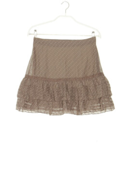 3 SUISSES Skirt Frills Volants D 32 olive brown
