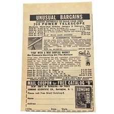 Edmunds Scientific Co Vintage Print Ad 60s Catalog Barrington NJ