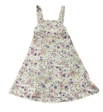 Storybook Heirlooms Vintage Girls Jumper Dress Farmhouse Cottage Floral Size 6