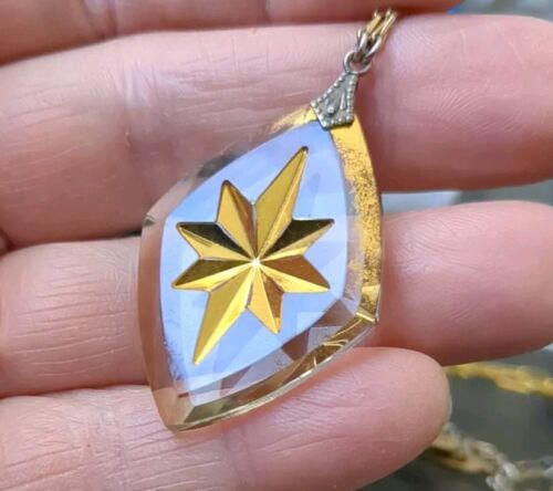 Anton Heunis Gold Silver Tone Chains Star And Butterfly Lucite Pendants Necklace - Picture 9 of 9
