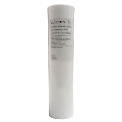 Valuetrex 10'' 1227867-V Sediment Filter 5 Micron Poly Spun SIZE 9/34'' X 2.5''