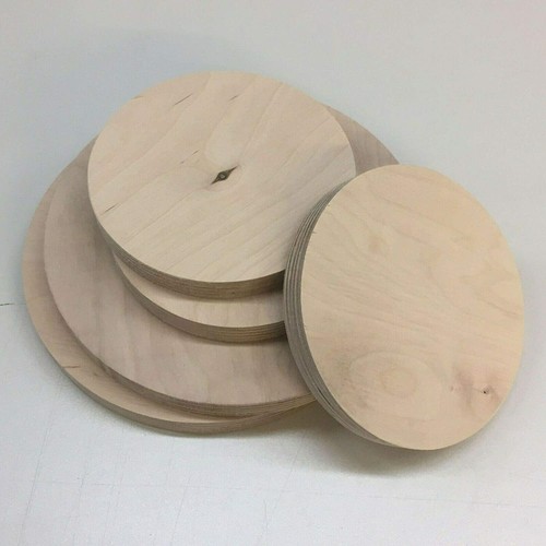 Multiplex Runde Holzscheibe Rund Holz Birke Multiplexplatte Scheibe Tischplatte- - Bild 2 von 3