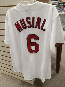 stan musial autographed jersey