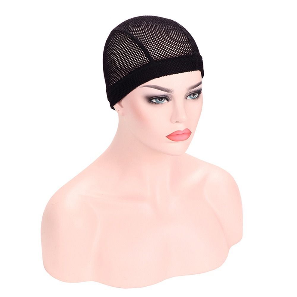 Hair Net Big Hole Mesh Dome Wig Cap Black Dome Caps Large Hole Hair