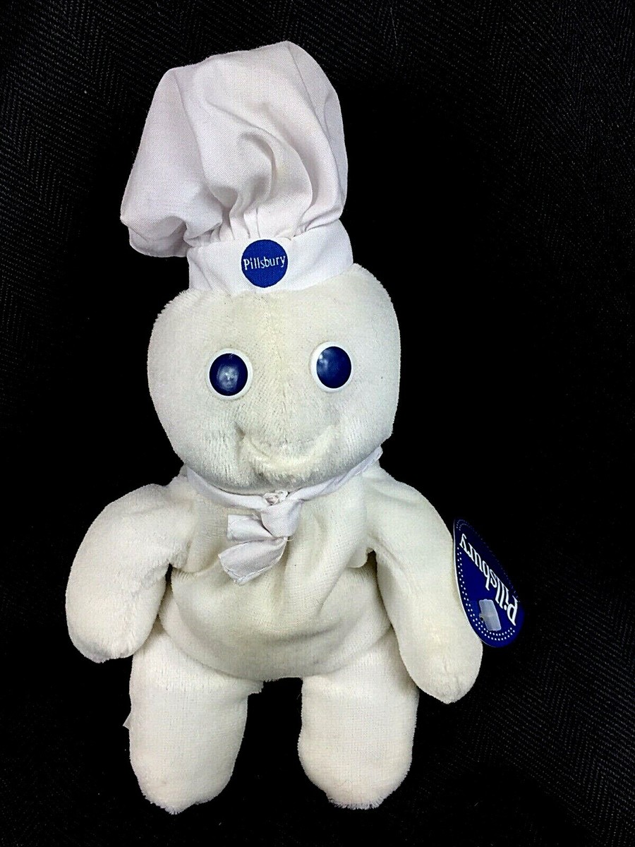 1997 Pillsbury Doughboy Poppin Fresh 8 in. Beanie Plush Bean