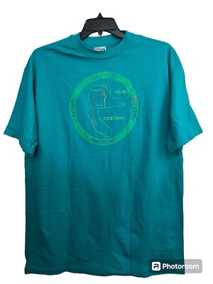 Vtg 90s Hanes Beefy T-Shirt Single Stitch XL Great American Pipeline Natural Gas