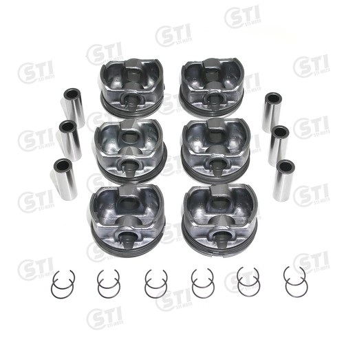 Juego de anillos de pistón MAHLE OEM Φ84mm para BMW 330Ci X3 X5 Z4 E46 E36 E85 M54B30 3.0L - Imagen 6 de 12