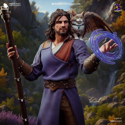 Gale - Baldurs Gate 3D Druck Figur 255mm