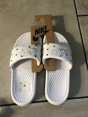 nike polka dot sliders