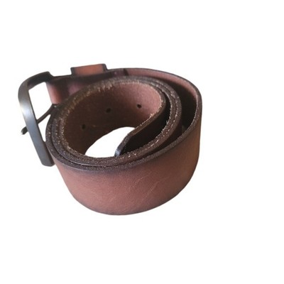 Fossil Womens Brown Leather Belt Boho Hippie Festival  display picture 1