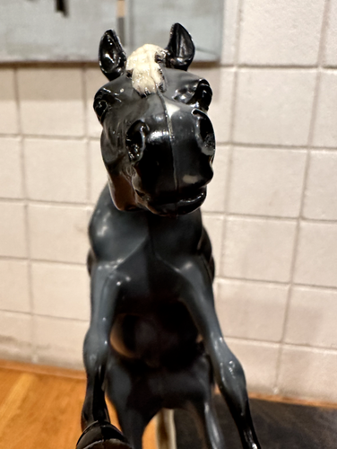 Hartland Plastics Grazing Blue/Gray Horse w/ White Mane and Tail Vintage 1960s - Picture 3 of 5