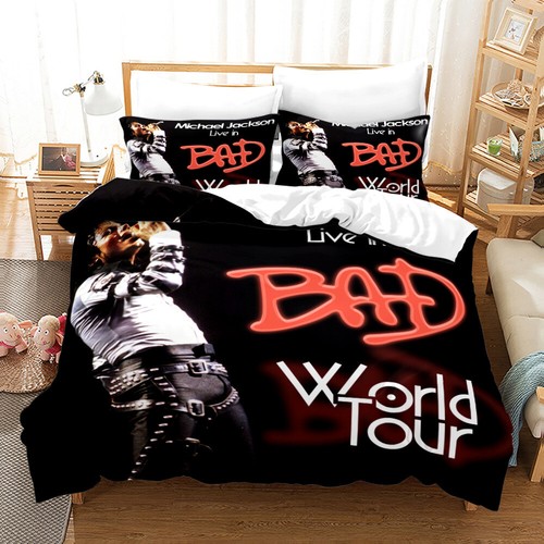 Michael Jackson Doona Quilt Duvet Cover Set Single Double Queen King Size Bed - Picture 8 of 26
