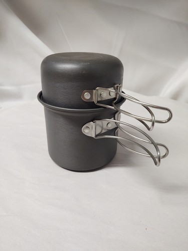 Stansport 1 Person Hard Anodized Aluminum Cook Set - Picture 2 of 14