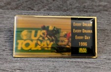 USA Today News Media Every Dream Every Drama Every Day 1996 Olympics Lapel Pin