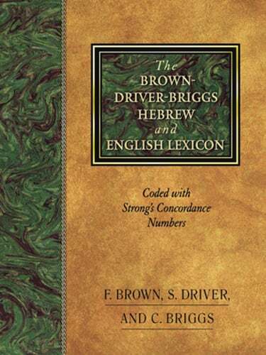 The Brown-Driver-Briggs Hebrew and English Lexicon by Francis Brown: Used