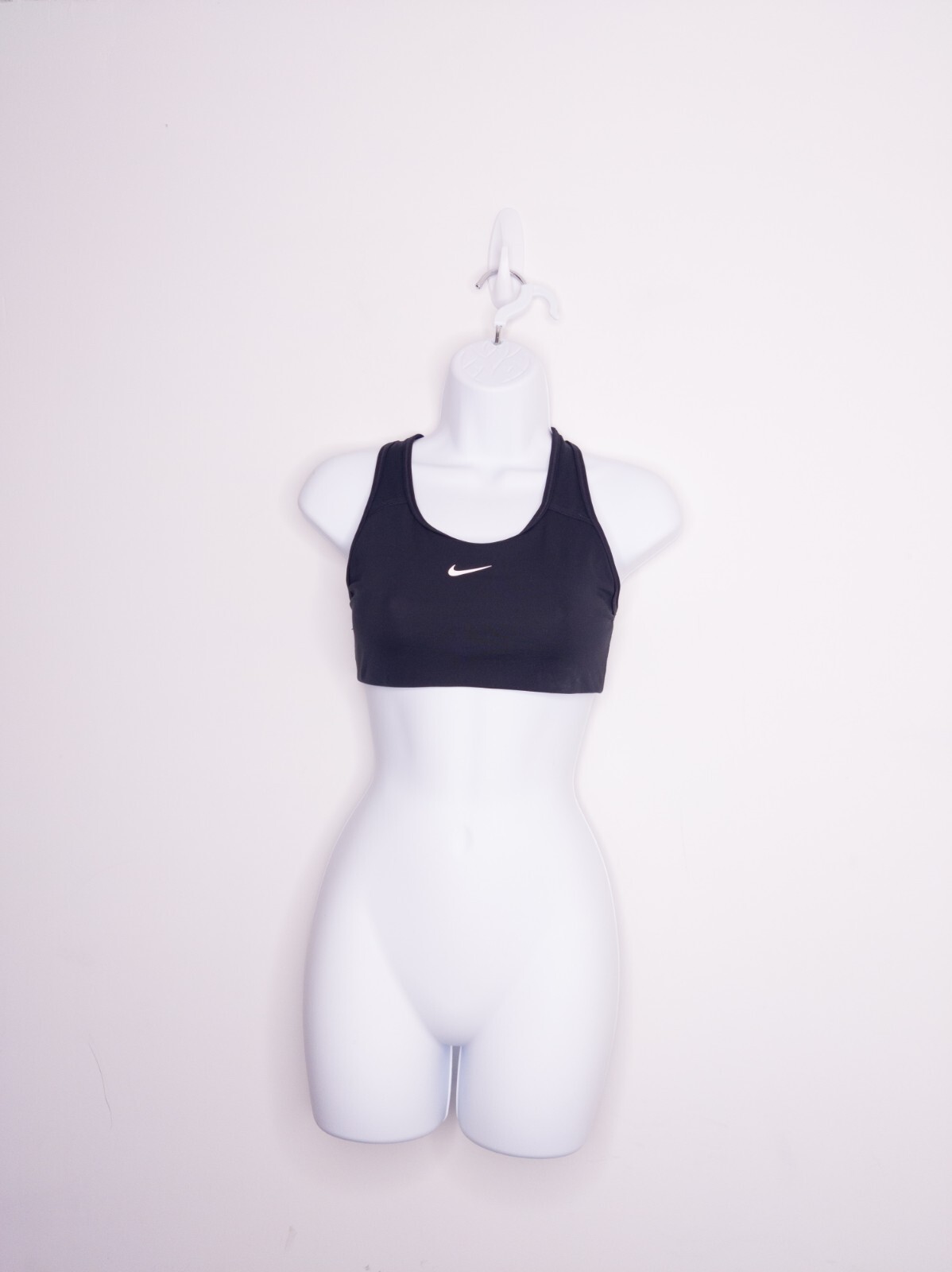 Nike Sports Bra Racer back Black Size Small Dri-Fit-image