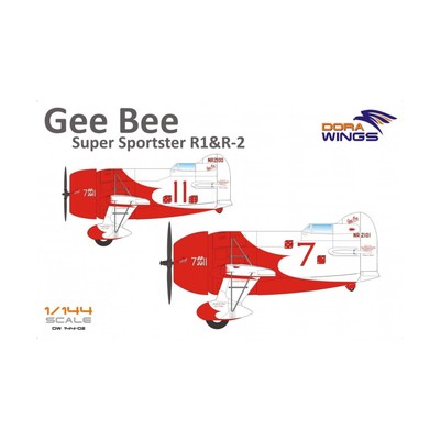 Dora Wings Historical Model 1:144 Gee Bee Super Sportster R1 & R2 New