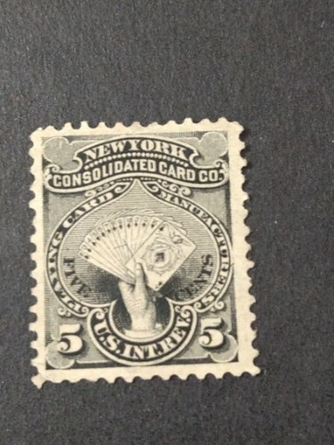 U.S. stamp #RU14c unused, no gum,