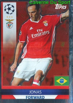 BEN3 JONAS BRASILIEN SL.BENFICA STICKER CHAMPIONS LEAGUE 2017 TOPPS