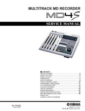Manuale Di Servizio Per Yamaha MD-4 S
