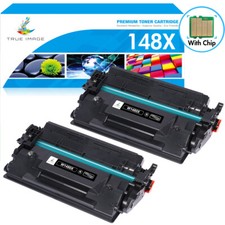 with Chip 2 Pack 148X W1480X 148A W1480A Black Toner Cartridge Pro MFP 4001 4101