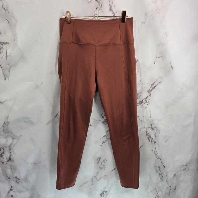 girlfriend-collective terracotta antler crop 7/8 leggings
